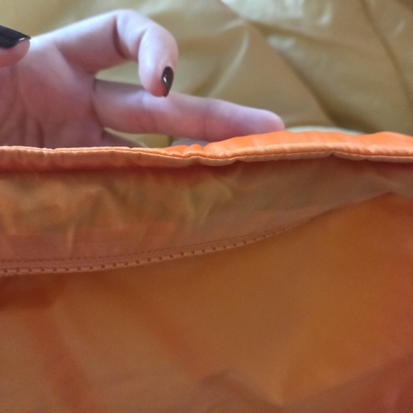 Vintage 1980s Lightning Bolt Vest / Retro Striped Rainbow Puffer Snow Vest - Picture 10 of 10